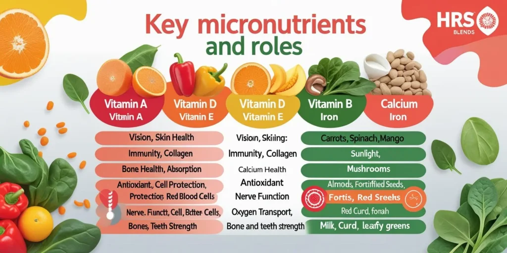 Sources of micronutrients explained