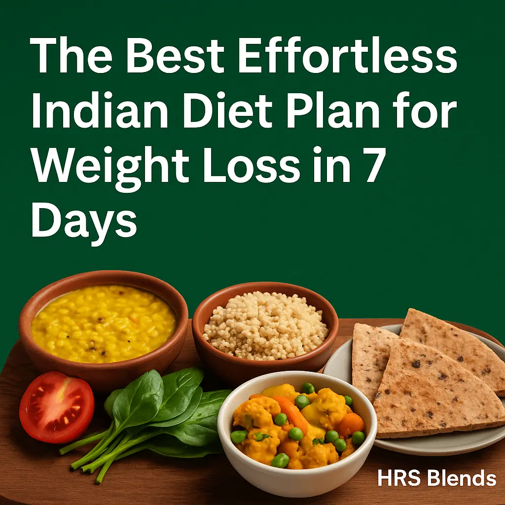 Indian diet plan for weight loss in 7 days with nutrient-dense foods like millets, dal, and veggies for sustainable results.