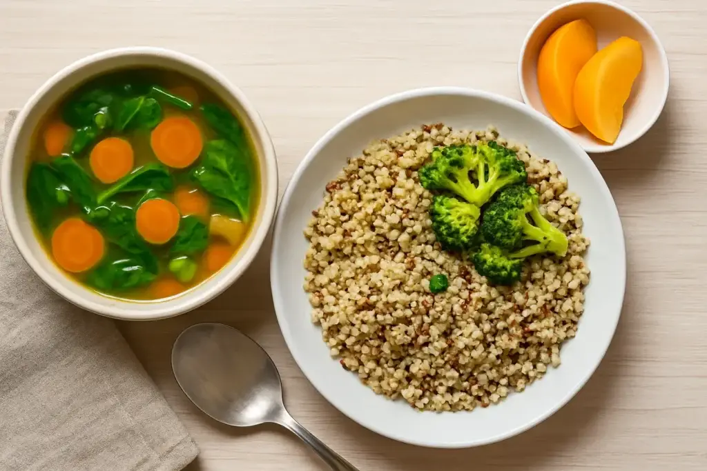 Light dinner for daily nutrition guide,