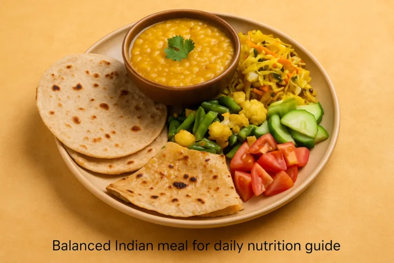 indian-balanced-meal Balanced Indian meal for daily nutrition guide