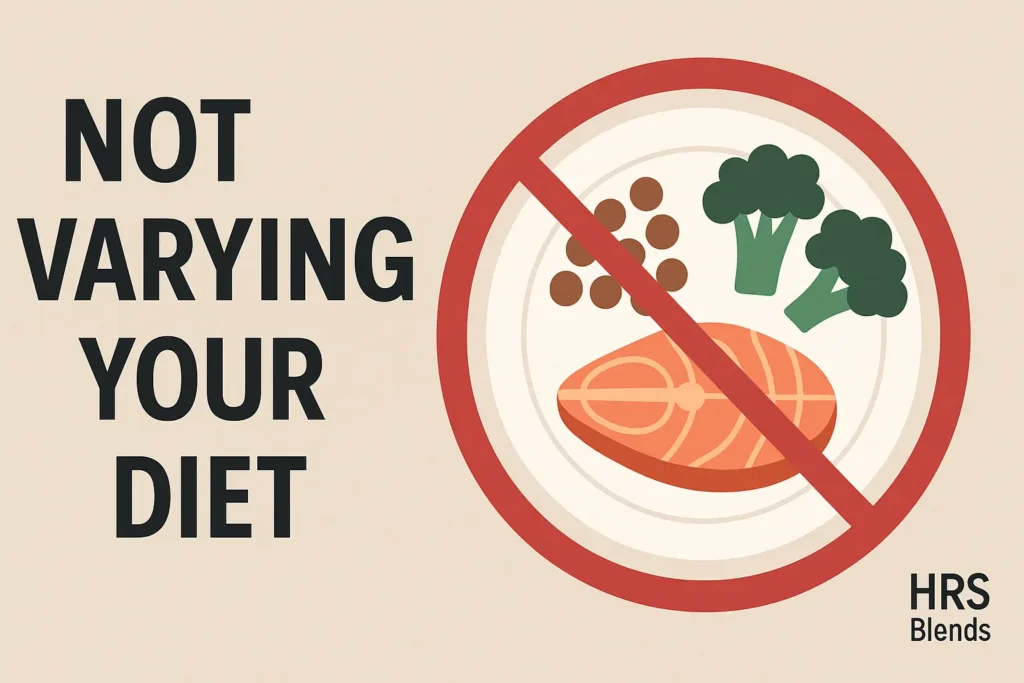 Top 10 nutrition mistakes illustration